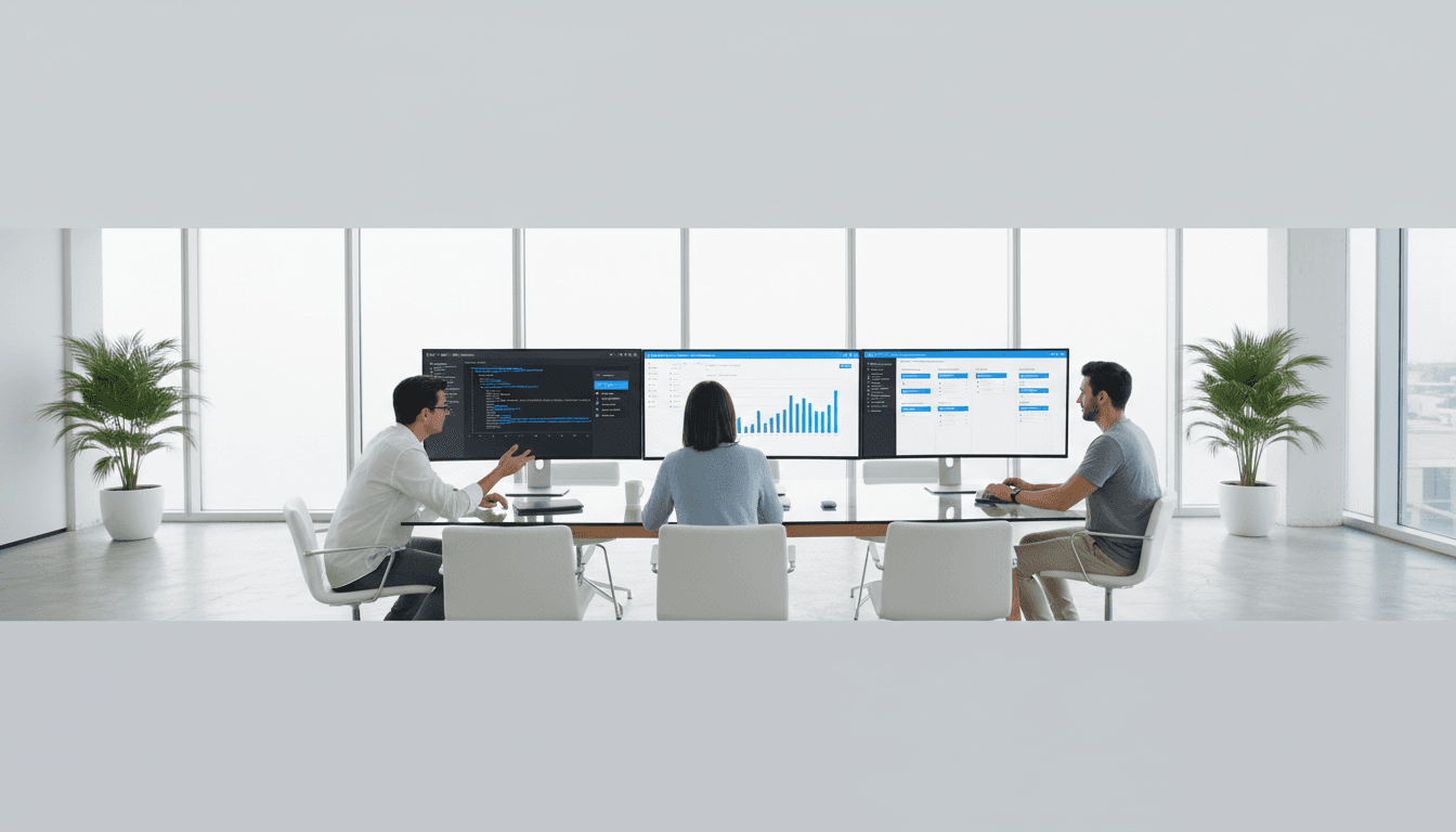 EverJobs team working together in office